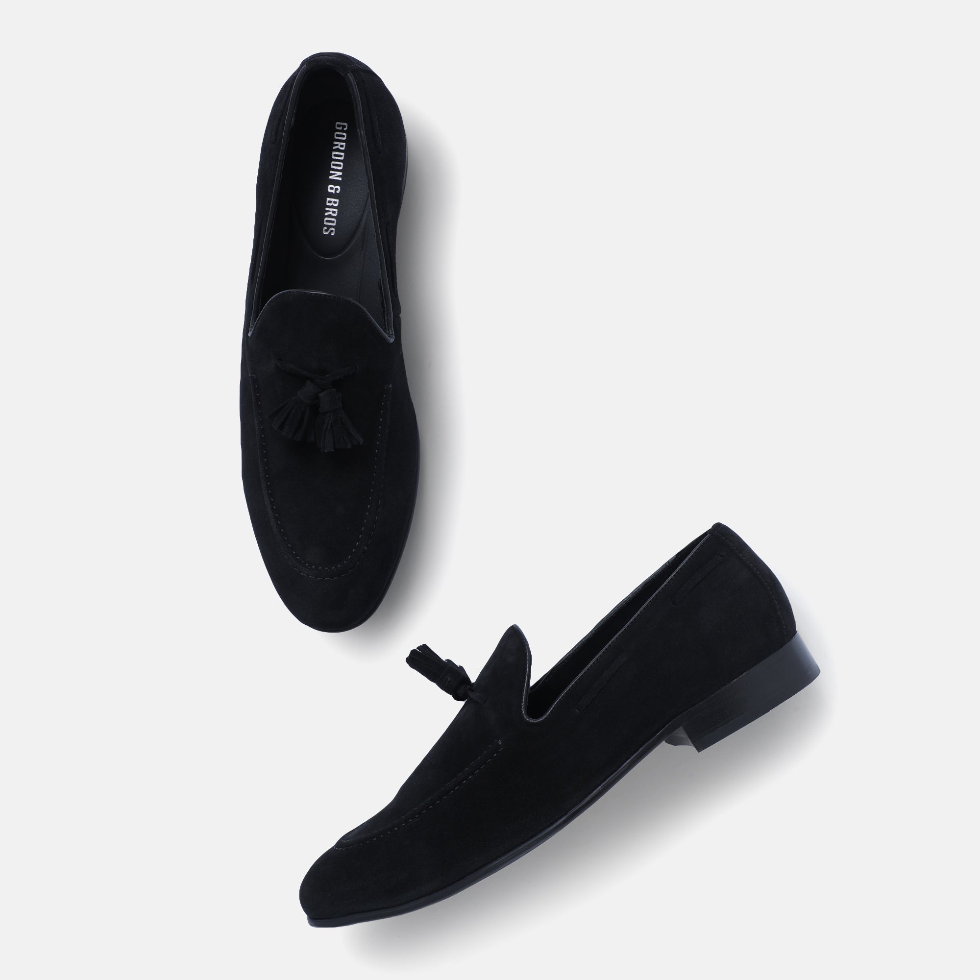 Tassel Loafer - 625718 (SUEDE BLACK)