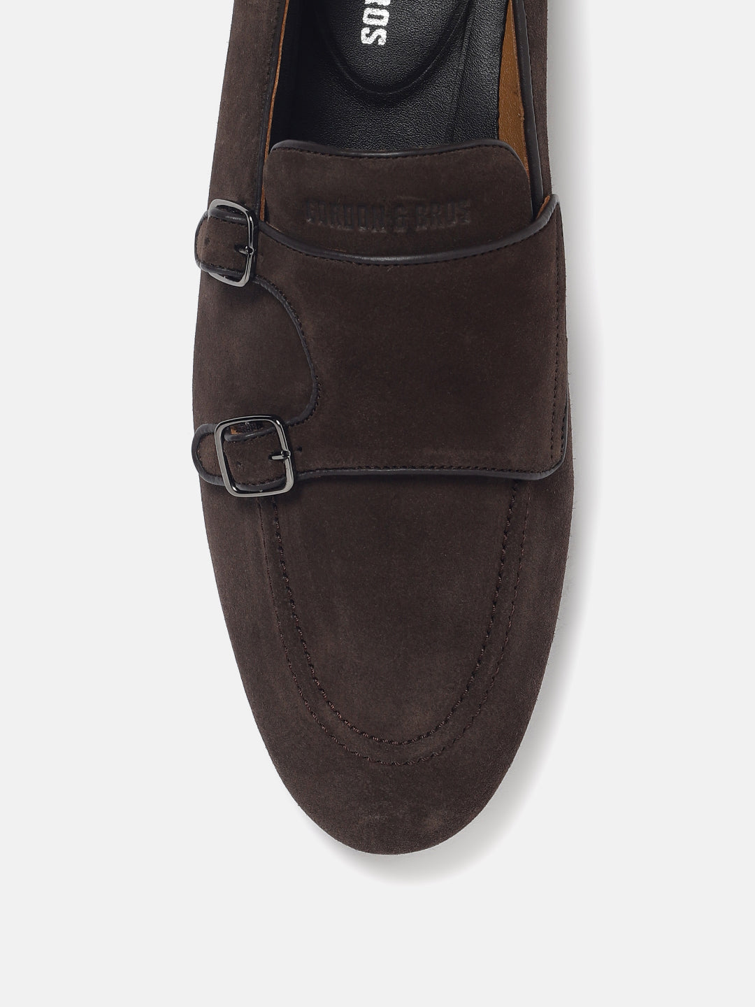 Double Monk - 625194 (Suede Dk Brown)