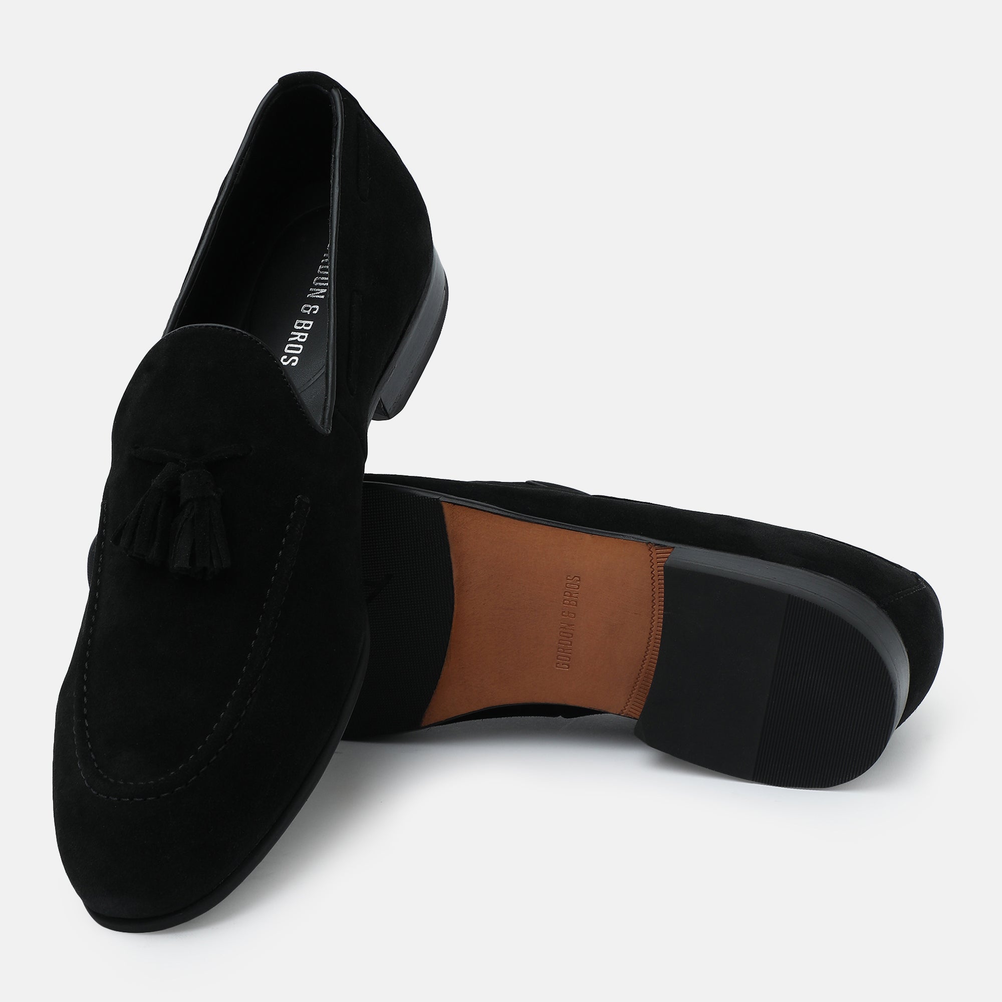 Tassel Loafer - 625718 (SUEDE BLACK)